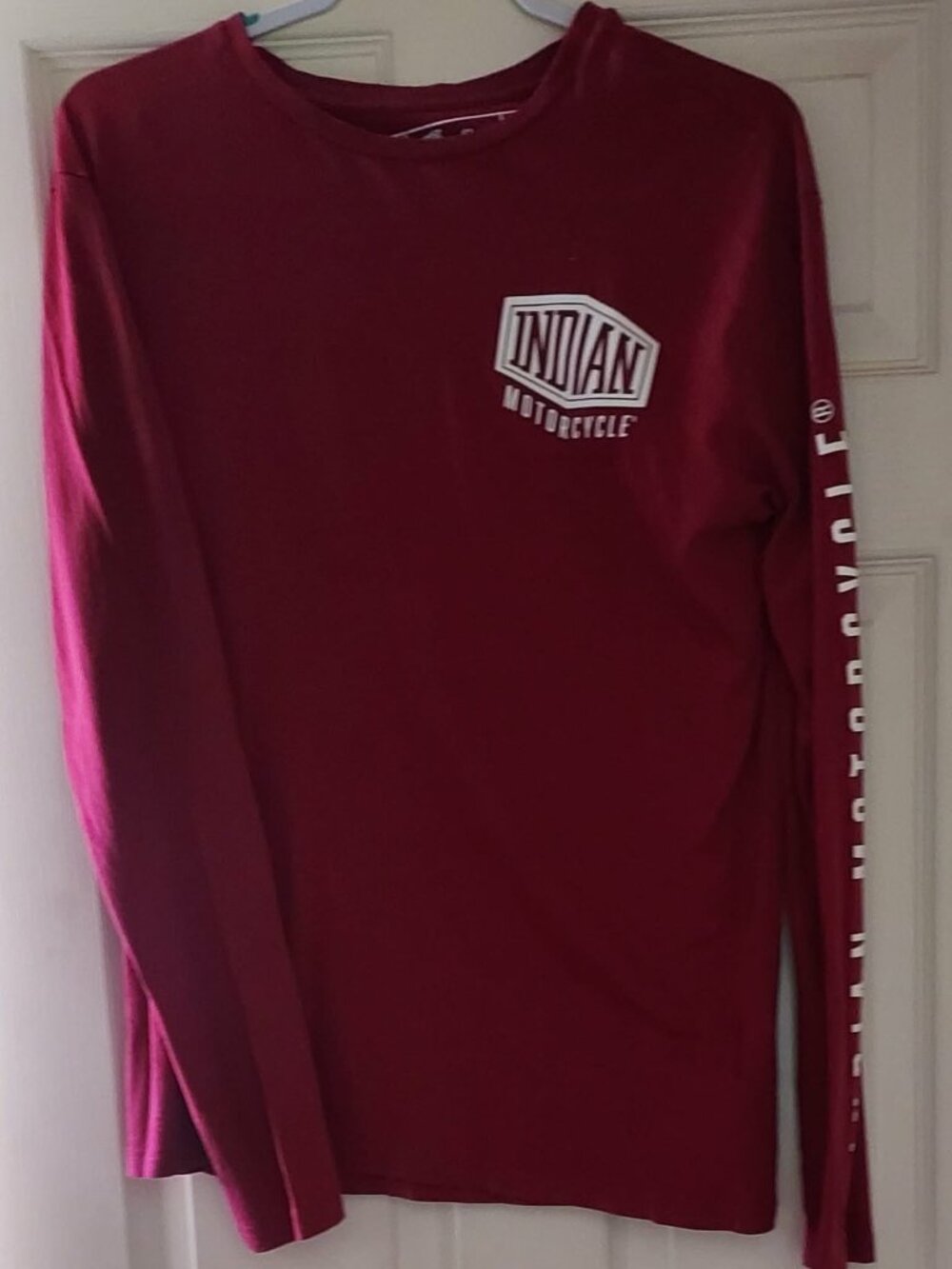 Indian Motorcylce long sleeve Tee Shirt - Men's medium - 100% cotton